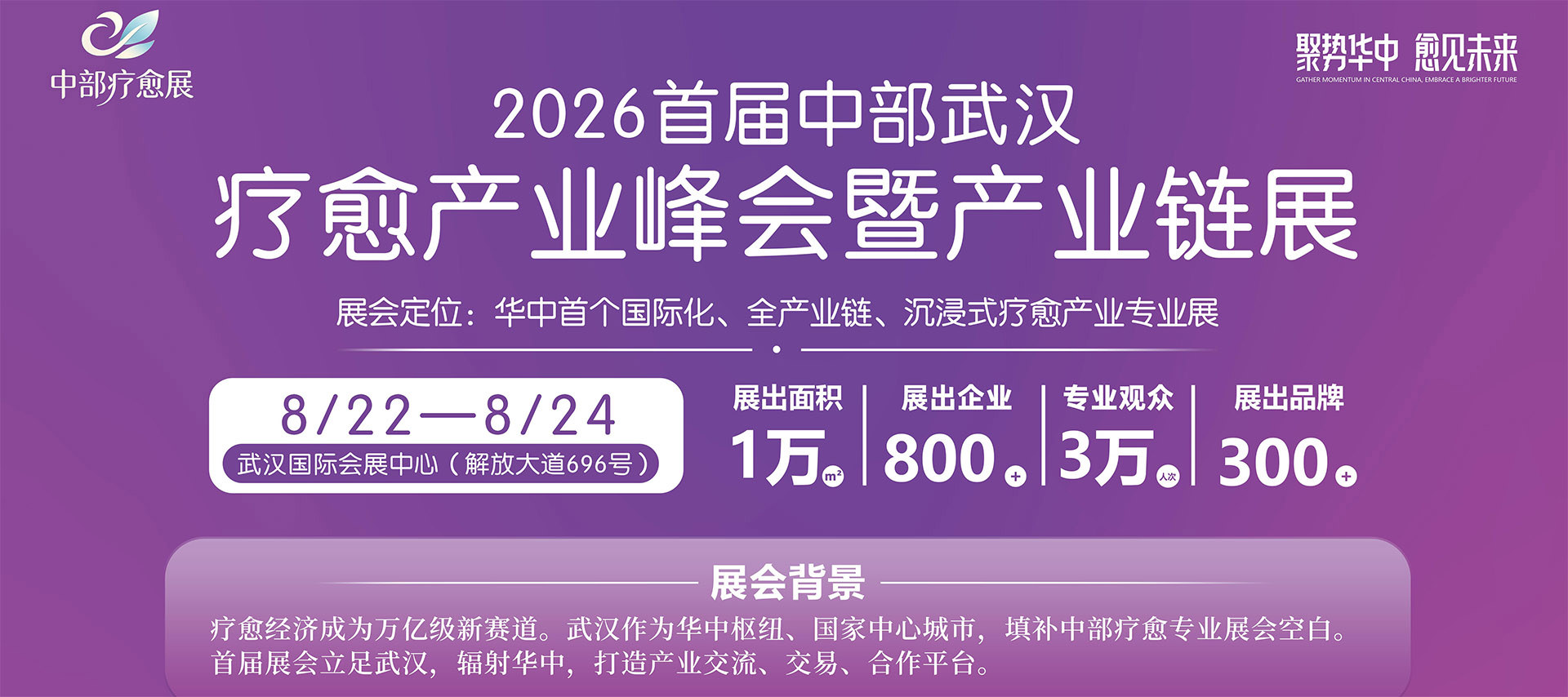 中部武汉疗愈产业峰会暨产业链展